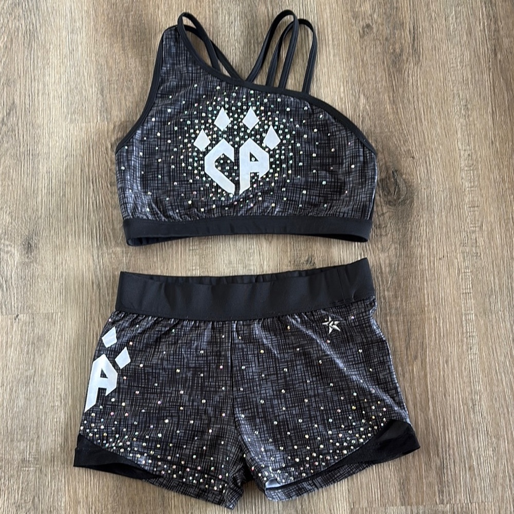 Cheer Athletics Black and White Athletic Set